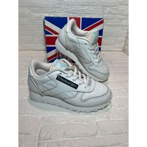 Reebok Classic Leather SP "Off White/Light Blue" kids shoes